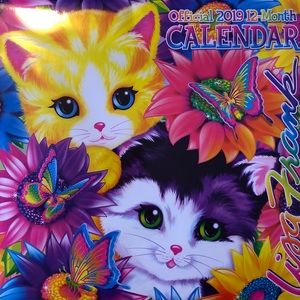Lisa Frank 2019 Calendar & Coloring Book